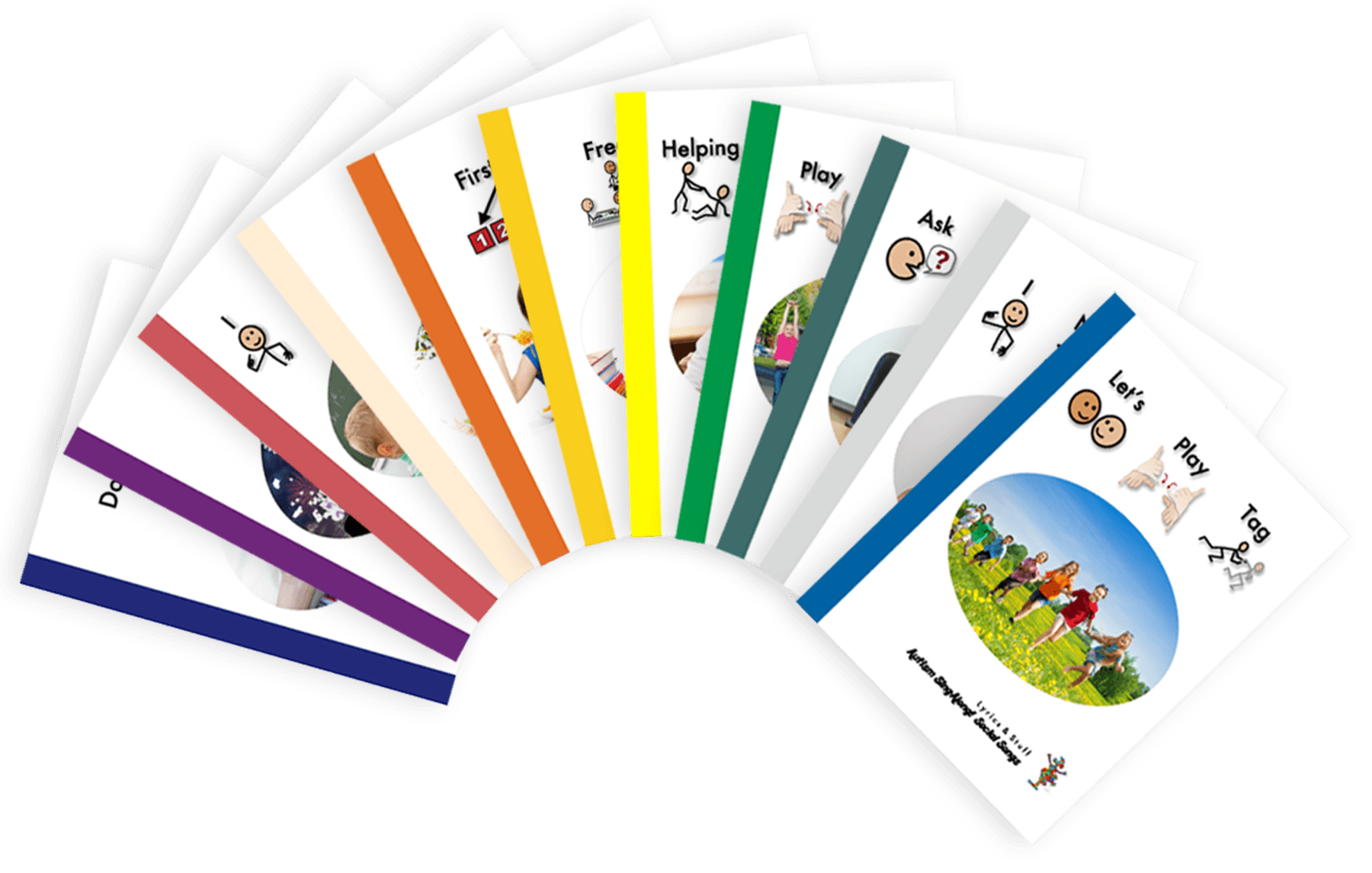 All 12 visual support books